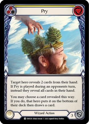 Pry (Yellow) (EVR129) - Everfest 1st Edition Rainbow Foil