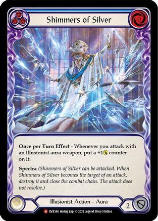 Shimmers of Silver (EVR140) - Everfest 1st Edition Rainbow Foil