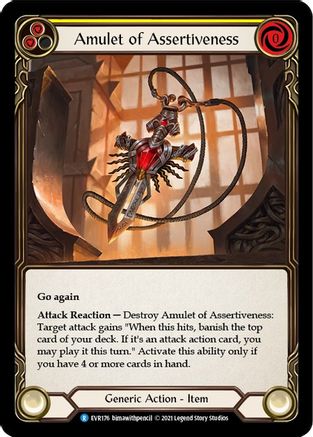 Amulet of Assertiveness (EVR176) - Everfest 1st Edition