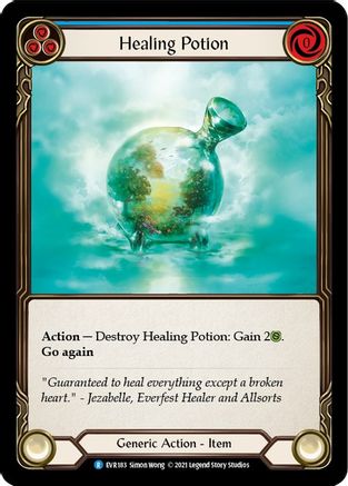 Healing Potion (EVR183) - Everfest 1st Edition Cold Foil