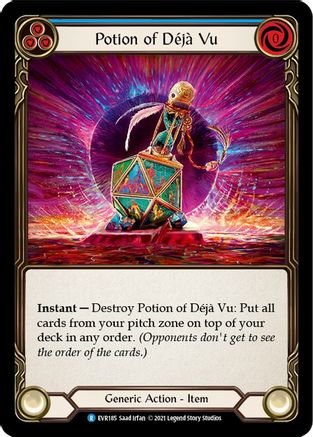 Potion of Deja Vu (EVR185) - Everfest 1st Edition Cold Foil