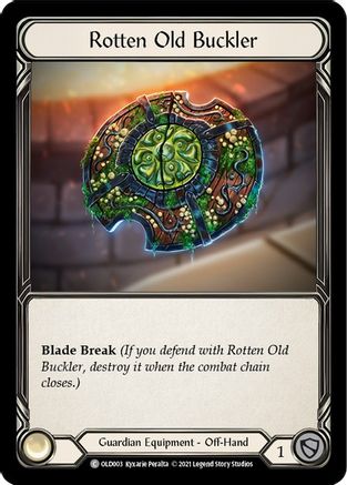 Rotten Old Buckler (OLD003) - Blitz Deck: Tales of Aria - Oldhim