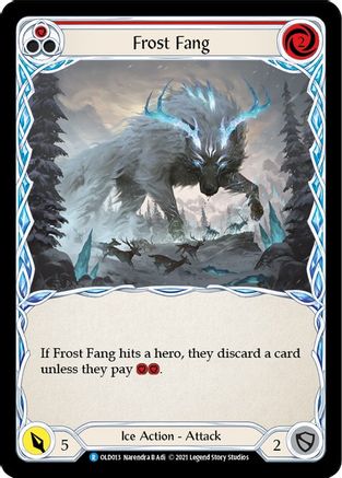 Frost Fang (Red) (OLD013) - Blitz Deck: Tales of Aria - Oldhim