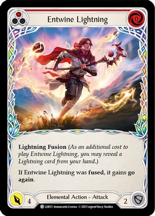 Entwine Lightning (Red) (LXI013) - Blitz Deck: Tales of Aria - Lexi