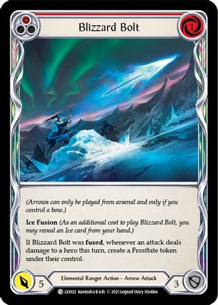 Blizzard Bolt (Red) (LXI022) - Blitz Deck: Tales of Aria - Lexi