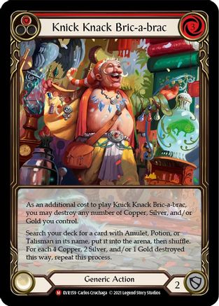 Knick Knack Bric-a-brac (Extended Art) (EVR159) - Everfest 1st Edition Rainbow Foil