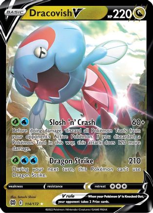 Dracovish V 114/172 - Brilliant Stars Holofoil