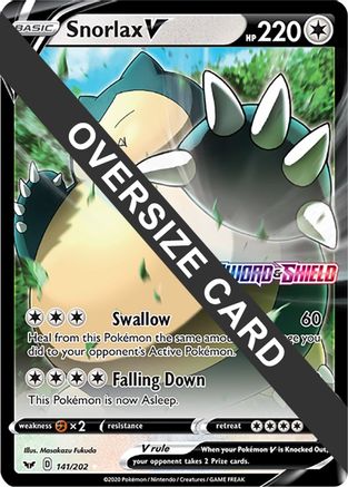 Snorlax V - 141/202 141 - Jumbo Cards