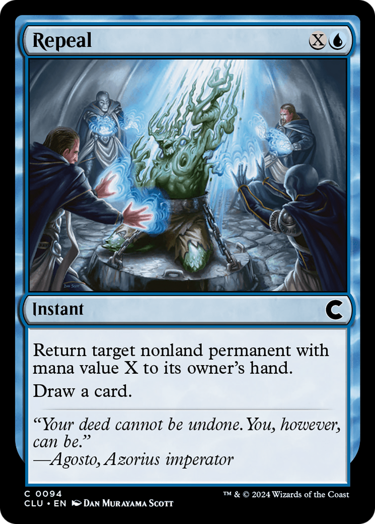 Repeal (CLU-094) - Ravnica: Clue Edition - Premium MTG Single from Wizards of the Coast - Just $0.25! Shop now at Game Crave Tournament Store