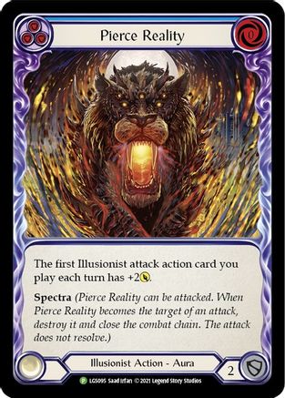 Pierce Reality - LGS095 (LGS095) - Flesh and Blood: Promo Cards Cold Foil