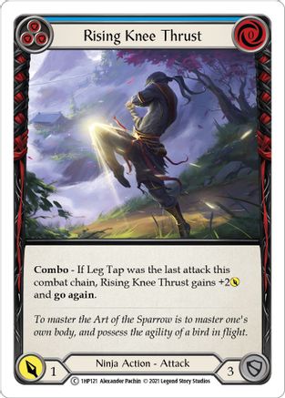 Rising Knee Thrust (Blue) (1HP121) - History Pack Vol.1