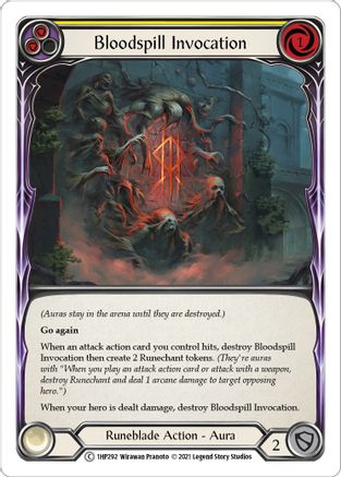 Bloodspill Invocation (Yellow) (1HP292) - History Pack Vol.1