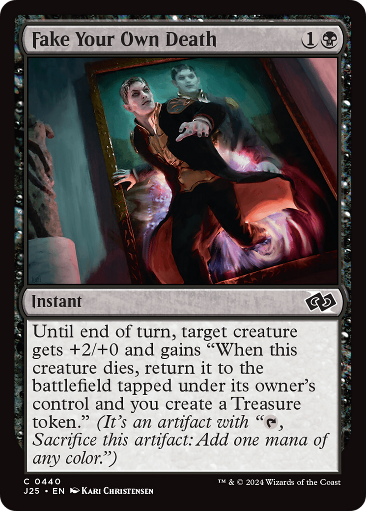 Fake Your Own Death (J25-440) - Foundations Jumpstart - Premium MTG Single from Wizards of the Coast - Just $0.25! Shop now at Game Crave Tournament Store
