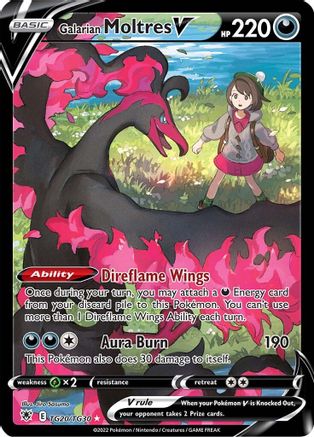 Galarian Moltres V TG20/30 - Astral Radiance Trainer Gallery Holofoil