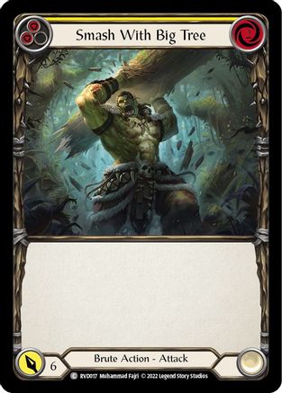 Smash With Big Tree (RVD017) - Classic Battles: Rhinar vs Dorinthea