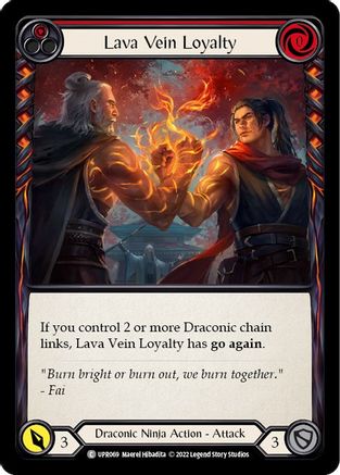 Lava Vein Loyalty (Red) (UPR069) - Uprising Rainbow Foil