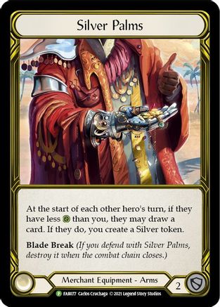 Silver Palms (Golden) (FAB077) - Flesh and Blood: Promo Cards