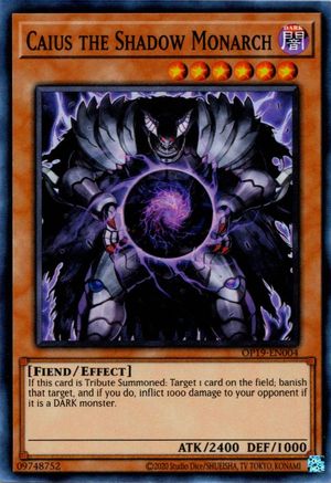 Caius the Shadow Monarch (OP19-EN004) - OTS Tournament Pack 19 Unlimited - Premium Yugioh Single from Konami - Just $2.72! Shop now at Game Crave Tournament Store