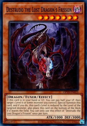Destrudo the Lost Dragon's Frisson (OP19-EN023) - OTS Tournament Pack 19 Unlimited - Premium Yugioh Single from Konami - Just $0.25! Shop now at Game Crave Tournament Store