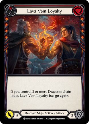 Lava Vein Loyalty (Red) (FAI015) - Blitz Deck: Uprising - Fai