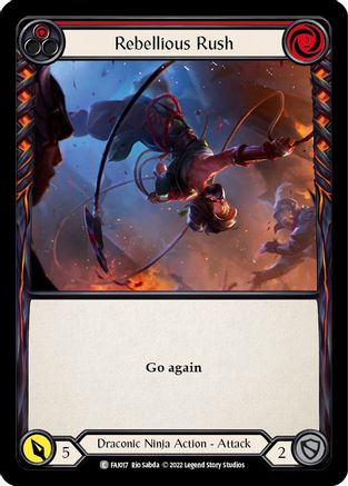 Rebellious Rush (Red) (FAI017) - Blitz Deck: Uprising - Fai