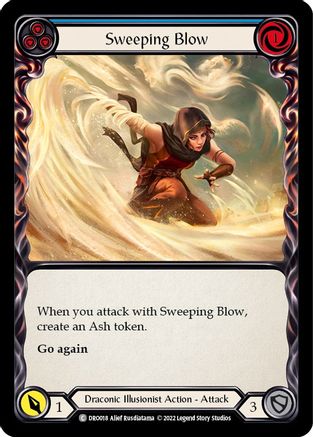 Sweeping Blow (Blue) (DRO018) - Blitz Deck: Uprising - Dromai