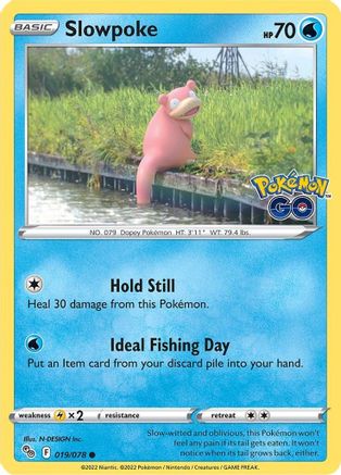 Slowpoke 19/78 - Pokmon GO Reverse Holofoil