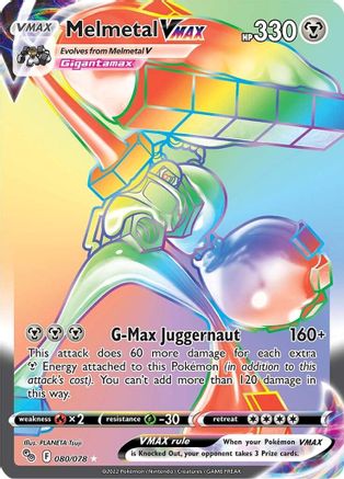 Melmetal VMAX 80/78 - Pokmon GO Holofoil