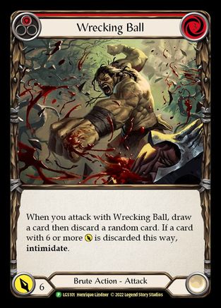 Wrecking Ball (LGS101) - Flesh and Blood: Promo Cards Rainbow Foil
