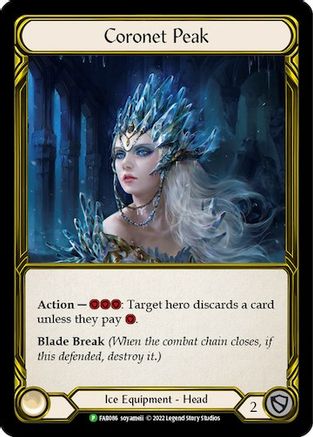 Coronet Peak (Golden) - FAB086 (FAB086) - Flesh and Blood: Promo Cards