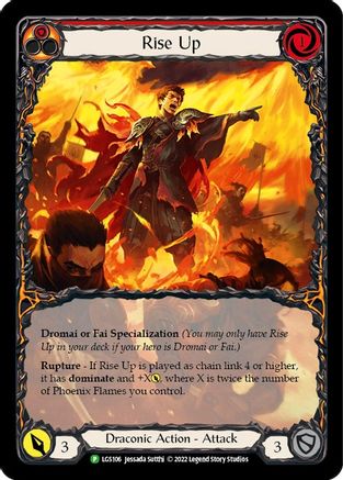 Rise Up - LGS106 (LGS106) - Flesh and Blood: Promo Cards Rainbow Foil