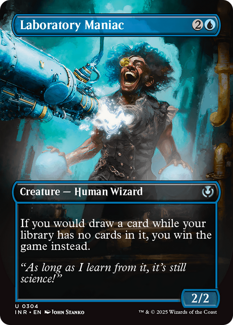 Laboratory Maniac (Borderless) (-304) - Innistrad Remastered - Premium MTG Single from Wizards of the Coast - Just $1.82! Shop now at Game Crave Tournament Store