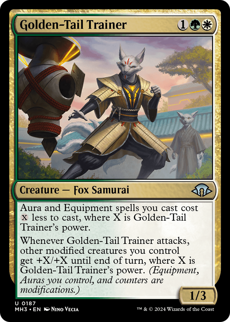 Golden-Tail Trainer (MH3-187) - Modern Horizons 3 - Premium MTG Single from Wizards of the Coast - Just $0.76! Shop now at Game Crave Tournament Store