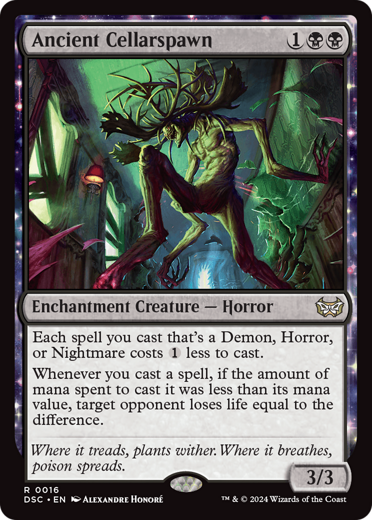 Ancient Cellarspawn (DSC-016) - Duskmourn: House of Horror Commander: (nyxtouched) - Premium MTG Single from Wizards of the Coast - Just $1.54! Shop now at Game Crave Tournament Store