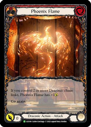 Phoenix Flame (LGS104) - Flesh and Blood: Promo Cards Rainbow Foil