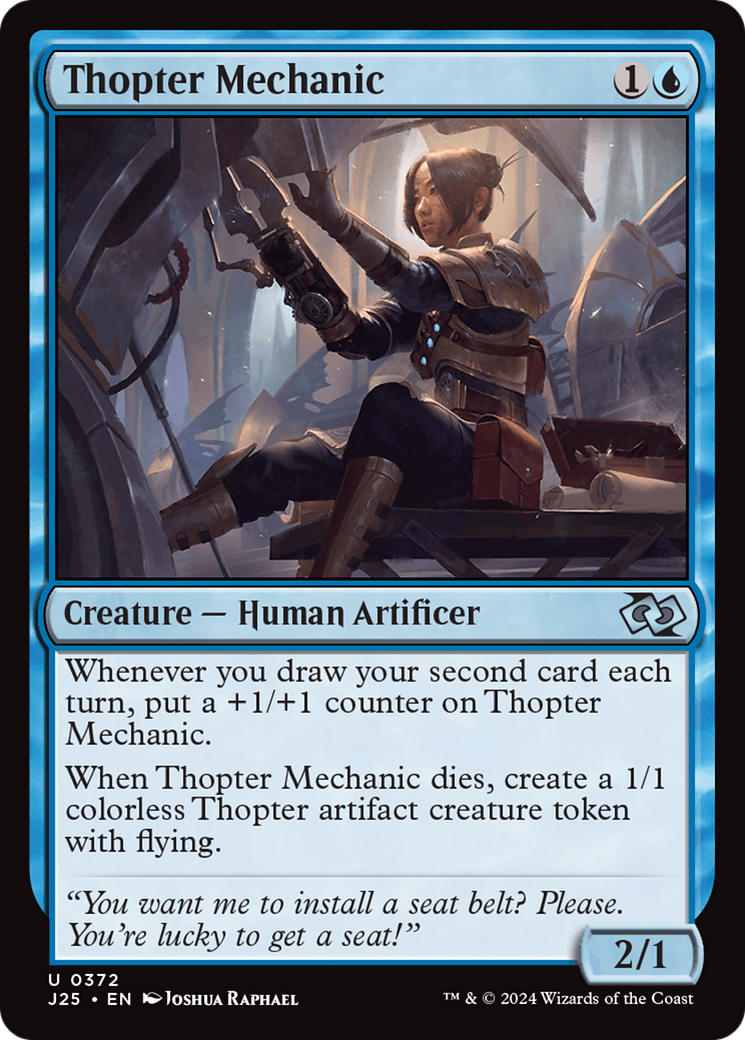 Thopter Mechanic (J25-372) - Foundations Jumpstart - Premium MTG Single from Wizards of the Coast - Just $0.25! Shop now at Game Crave Tournament Store