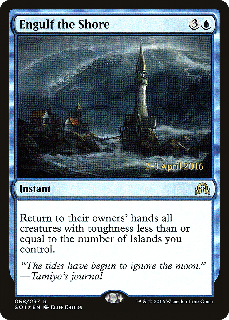 Engulf the Shore (PSOI-58S) - Shadows over Innistrad Promos Foil