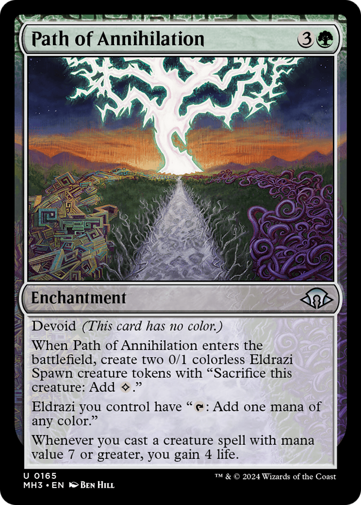 Path of Annihilation (MH3-165) - Modern Horizons 3 - Premium MTG Single from Wizards of the Coast - Just $0.25! Shop now at Game Crave Tournament Store
