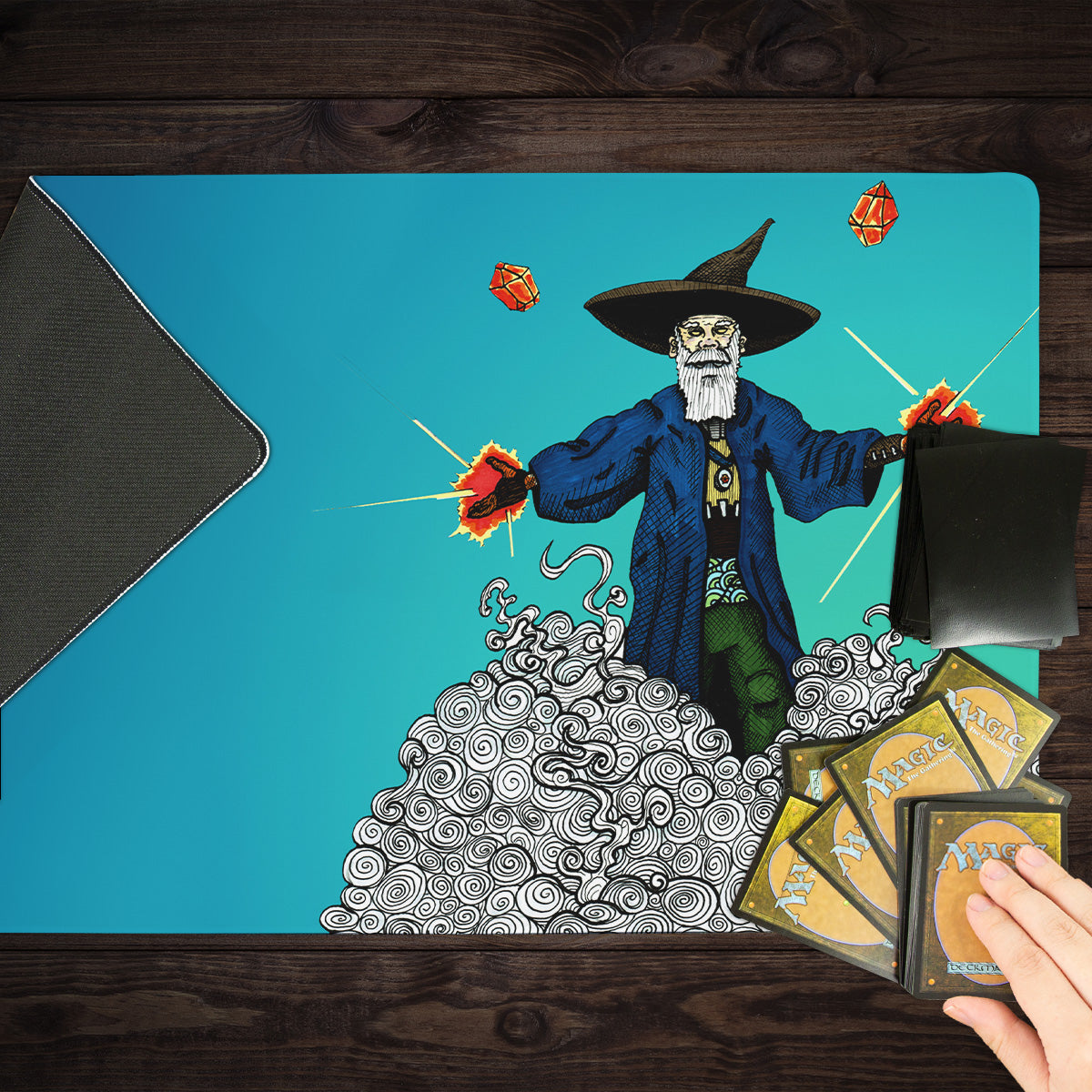Wizard Playmat - Premium Playmat from Inked Gaming - Just $34.99! Shop now at Game Crave Tournament Store