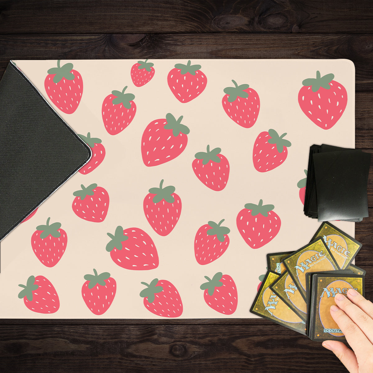 Strawberry Picnic Playmat - Premium Playmat from Inked Gaming - Just $34.99! Shop now at Game Crave Tournament Store
