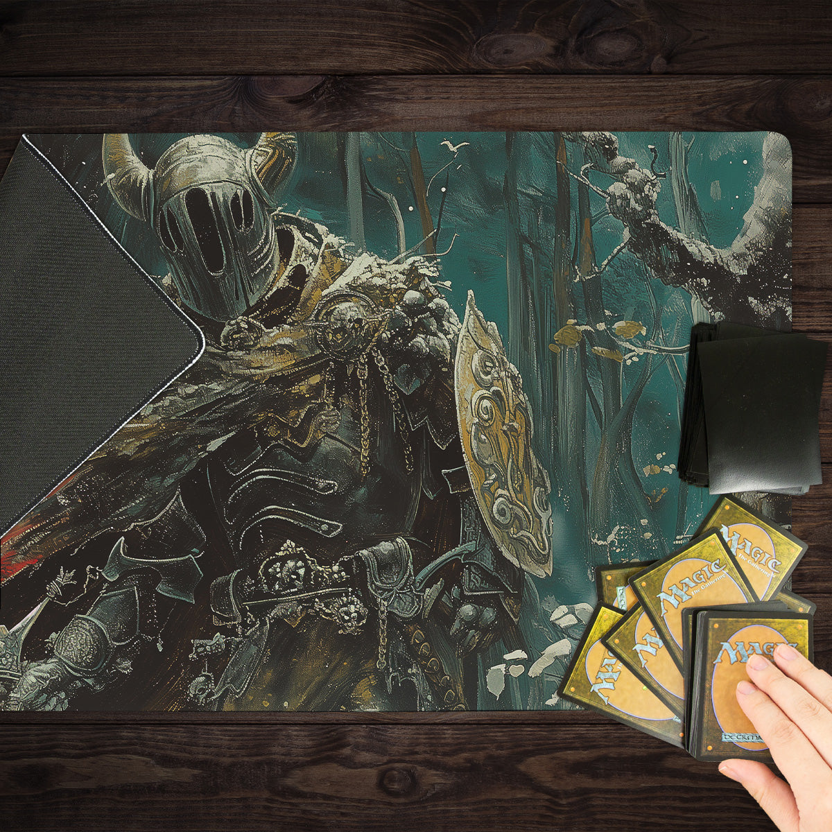 Warrior Wraith Playmat - Premium Playmat from Inked Gaming - Just $34.99! Shop now at Game Crave Tournament Store
