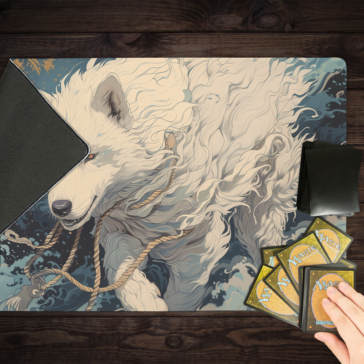 Wolf Spirit Playmat - Premium Playmat from Inked Gaming - Just $34.99! Shop now at Game Crave Tournament Store
