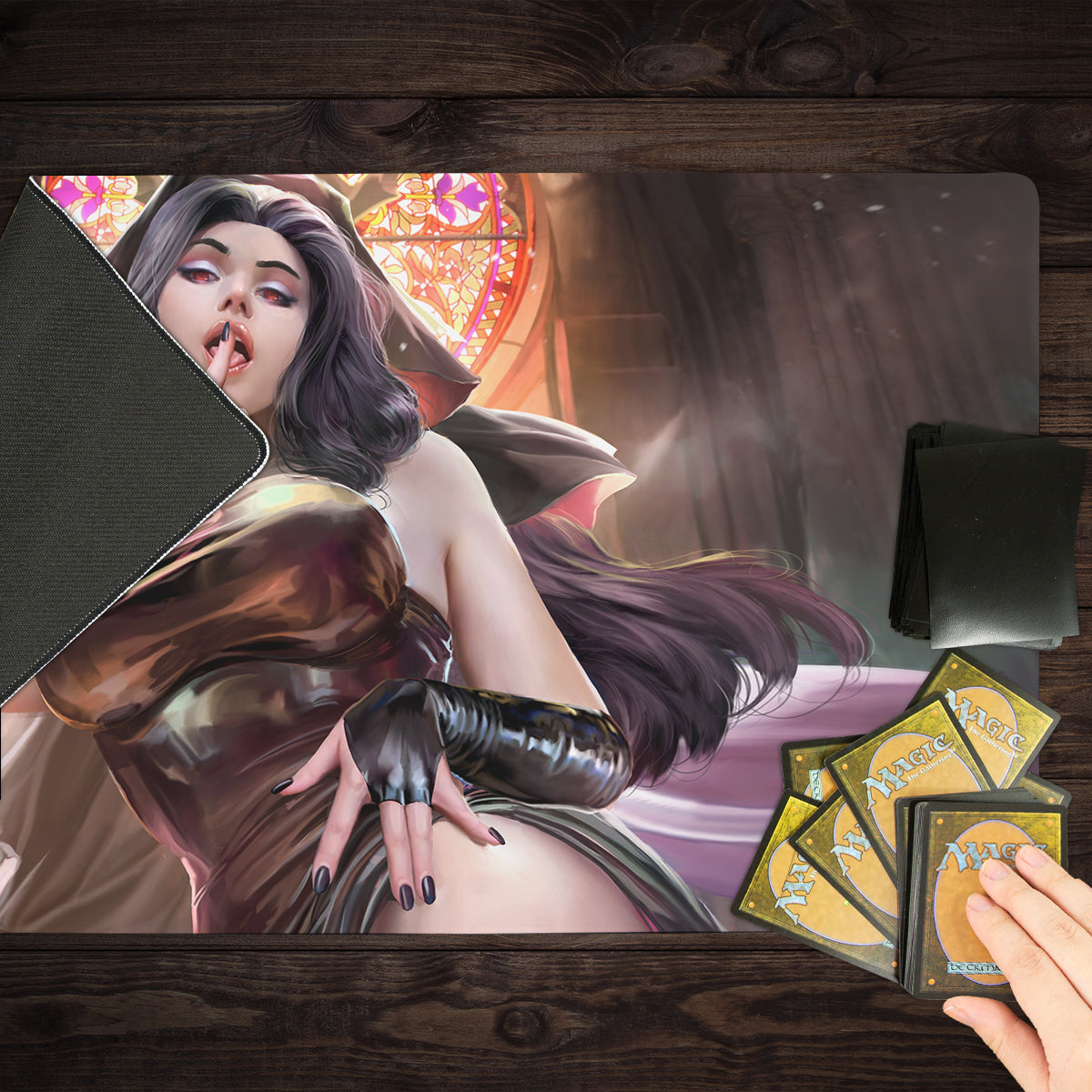 Warlock Sinner Playmat - Premium Playmat from Inked Gaming - Just $34.99! Shop now at Game Crave Tournament Store