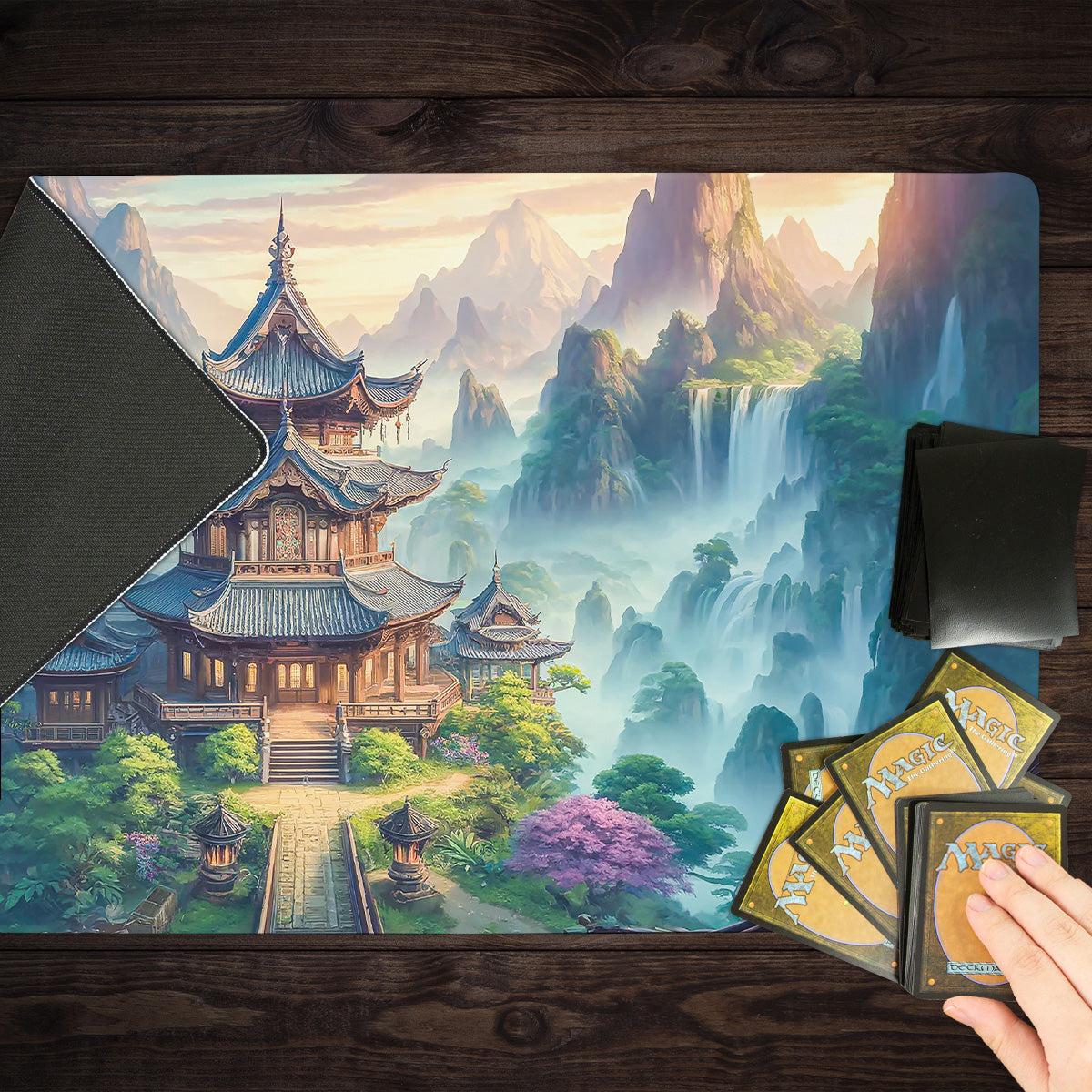 Temple Valley Playmat - Premium Playmat from Inked Gaming - Just $34.99! Shop now at Game Crave Tournament Store