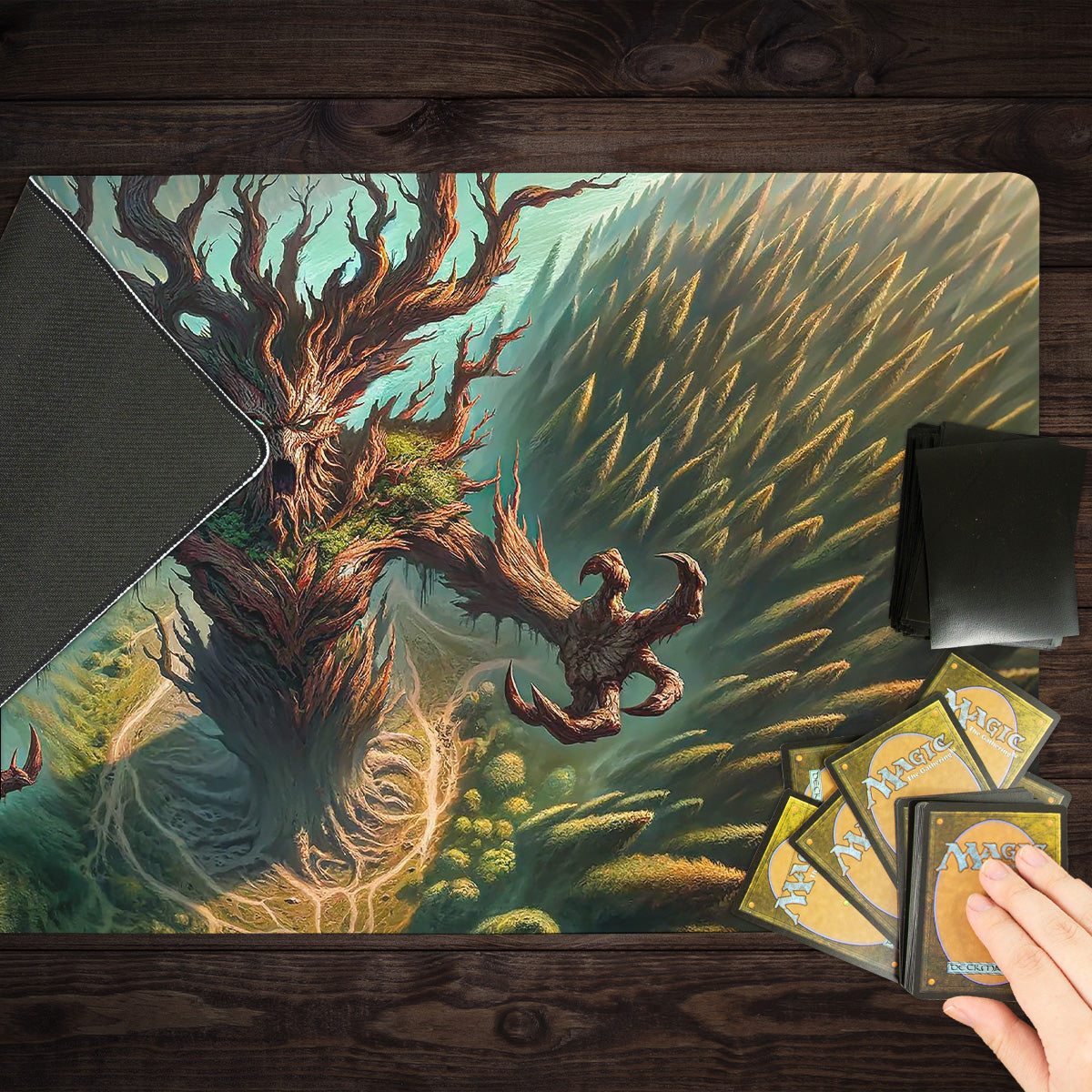 Treefolk From Sky Playmat - Premium Playmat from Inked Gaming - Just $34.99! Shop now at Game Crave Tournament Store