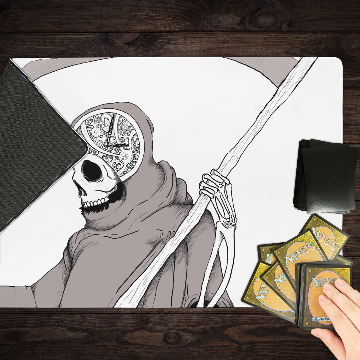 Time Death and Entropy Playmat - Premium Playmat from Inked Gaming - Just $34.99! Shop now at Game Crave Tournament Store