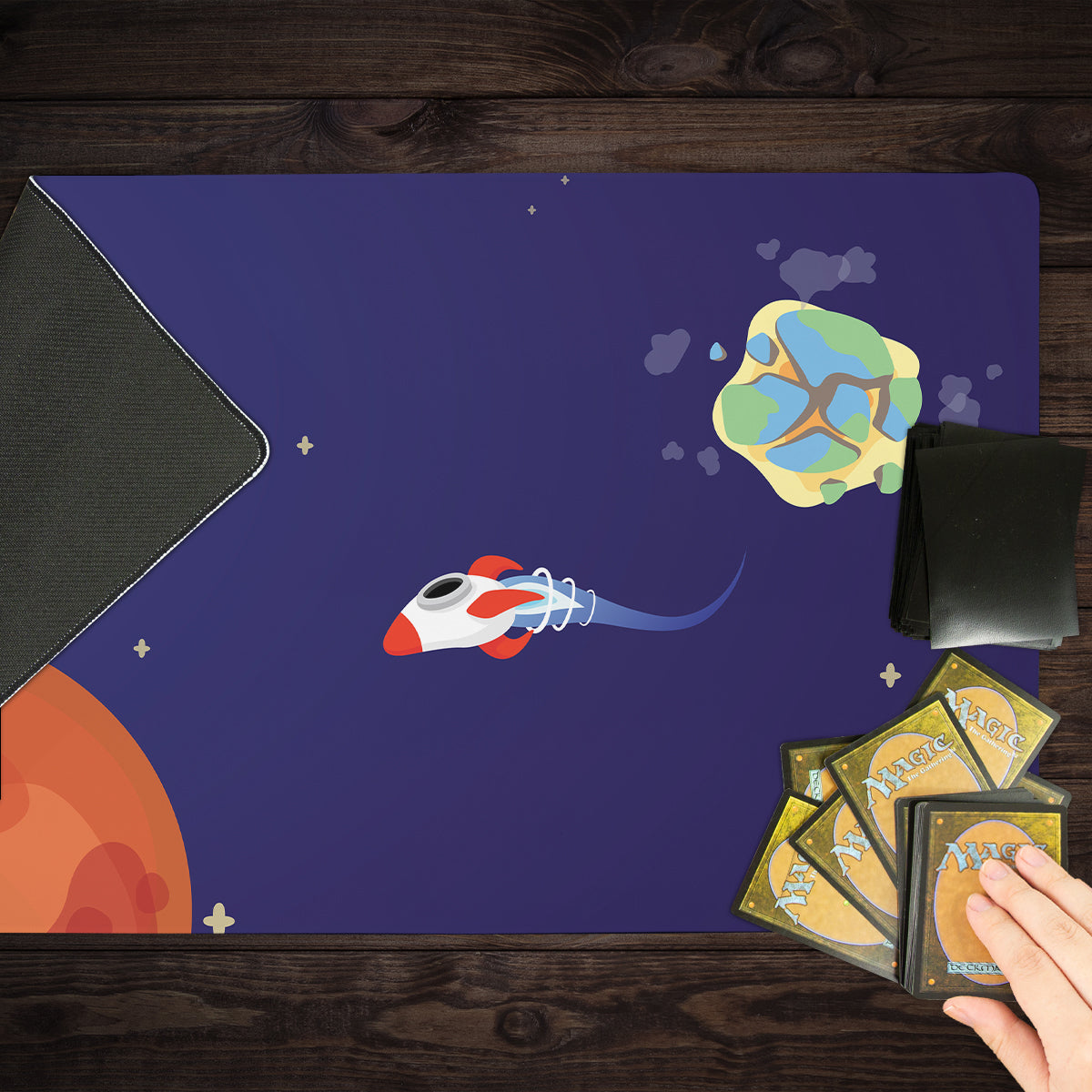 Space Playmat - Premium Playmat from Inked Gaming - Just $34.99! Shop now at Game Crave Tournament Store