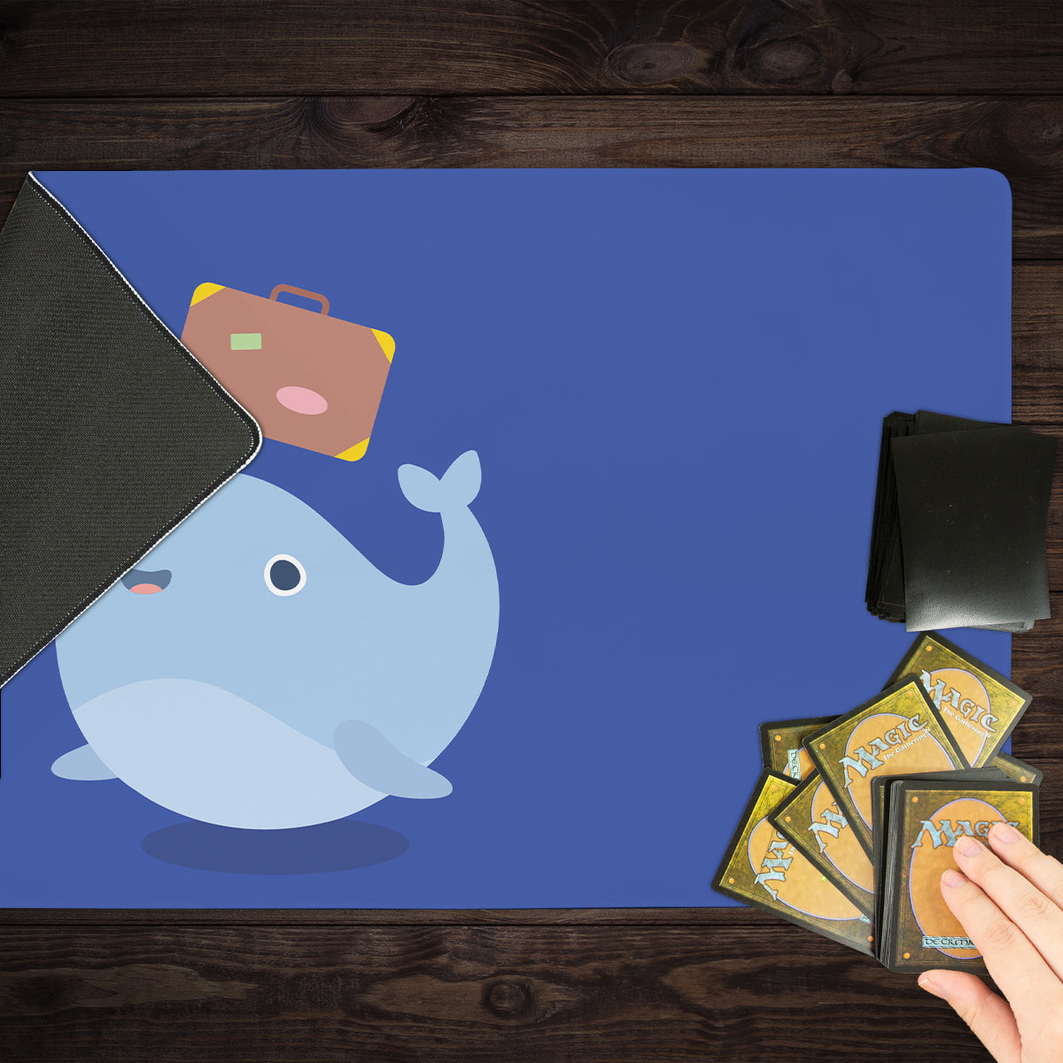 Whale Playmat - Premium Playmat from Inked Gaming - Just $34.99! Shop now at Game Crave Tournament Store