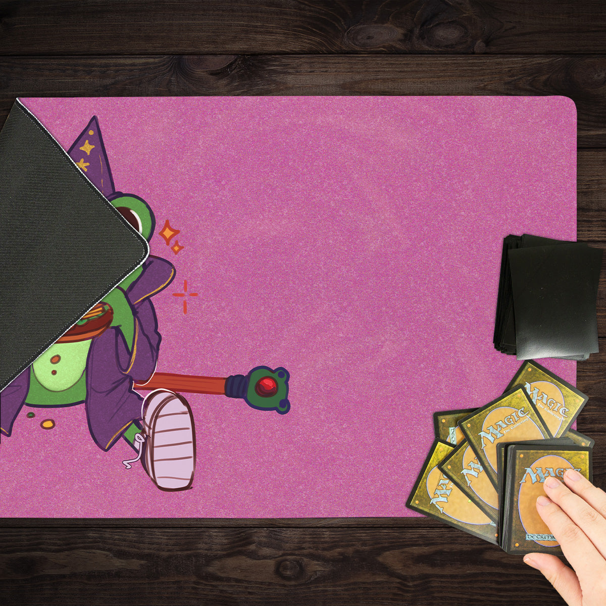 Wizard's Lunch Break Playmat - Premium Playmat from Inked Gaming - Just $34.99! Shop now at Game Crave Tournament Store