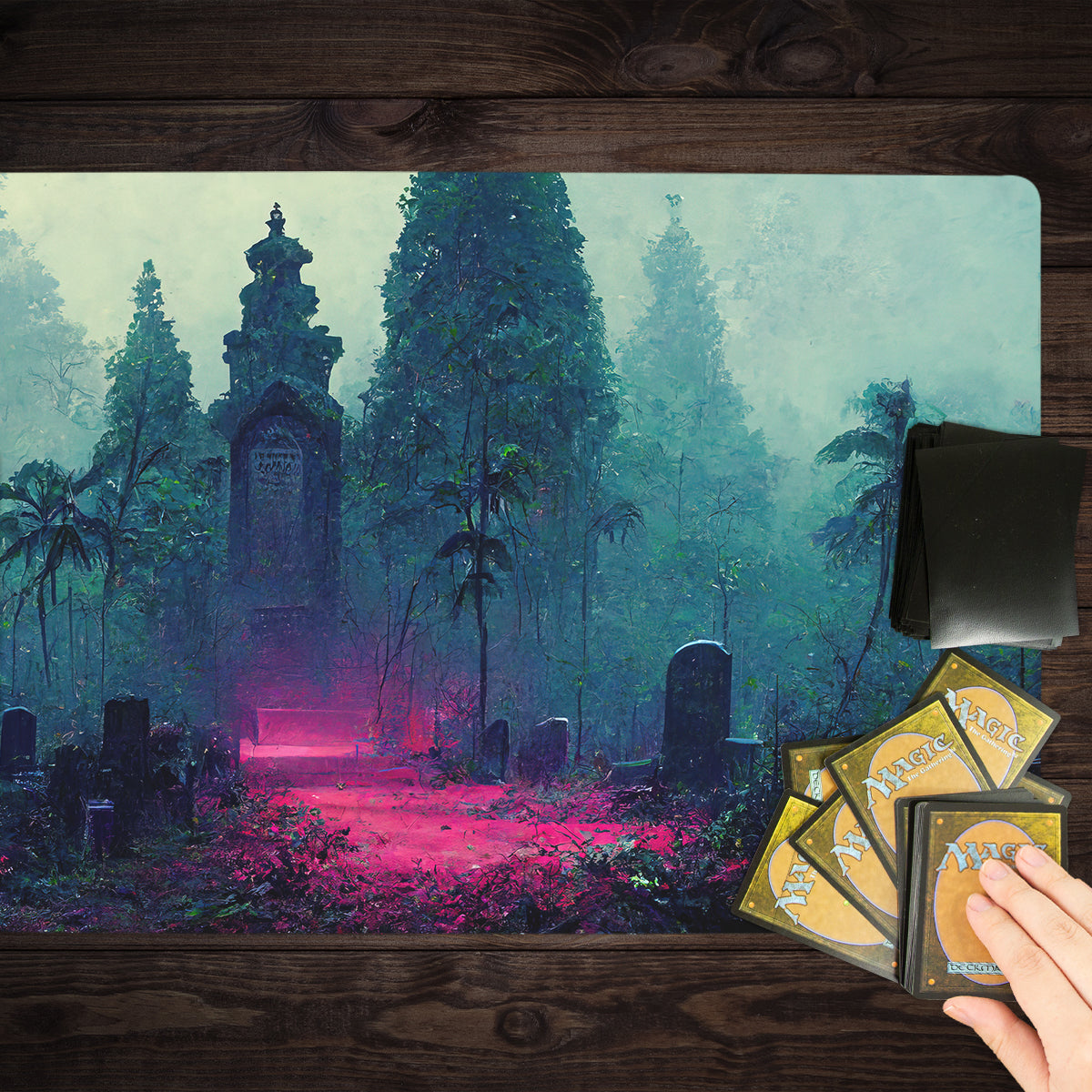 Tropical Graveyard Playmat - Premium Playmat from Inked Gaming - Just $34.99! Shop now at Game Crave Tournament Store